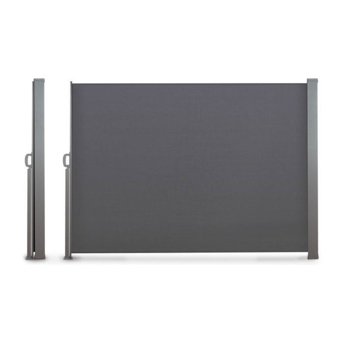 Paravent rétractable premium gris anthracite