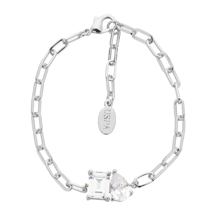 Bracciale U.S. Polo Assn. In metallo rodiato