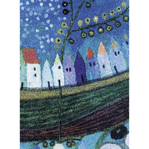 Paillasson tissé motif fresque MESE