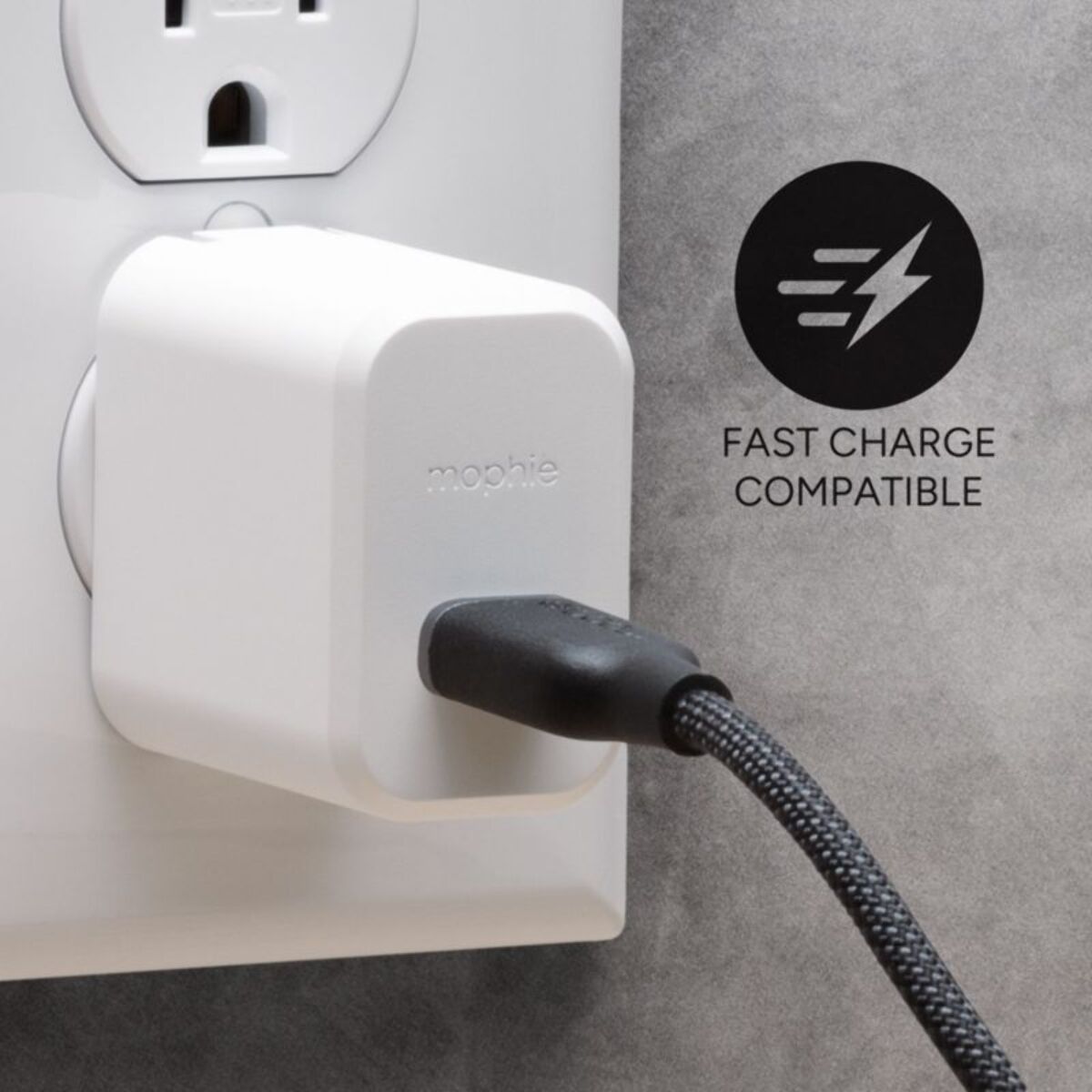 Câble de charge MOPHIE 3M USB-C vers Lightning noir