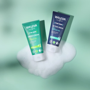WELEDA - Duo Active Fresh - Gel Douche énergisant - 2x200 ml