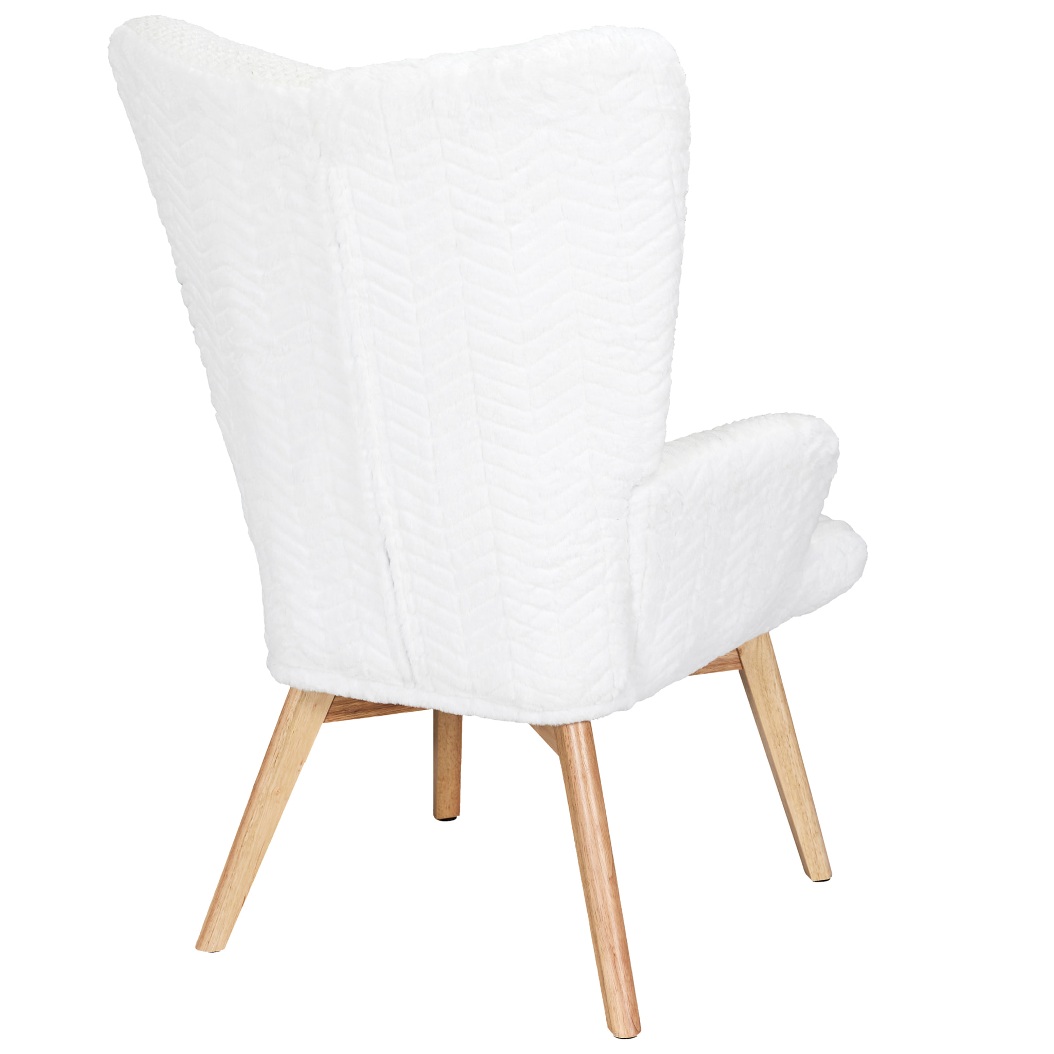 Fauteuil Helsinki Patchwork Blanc