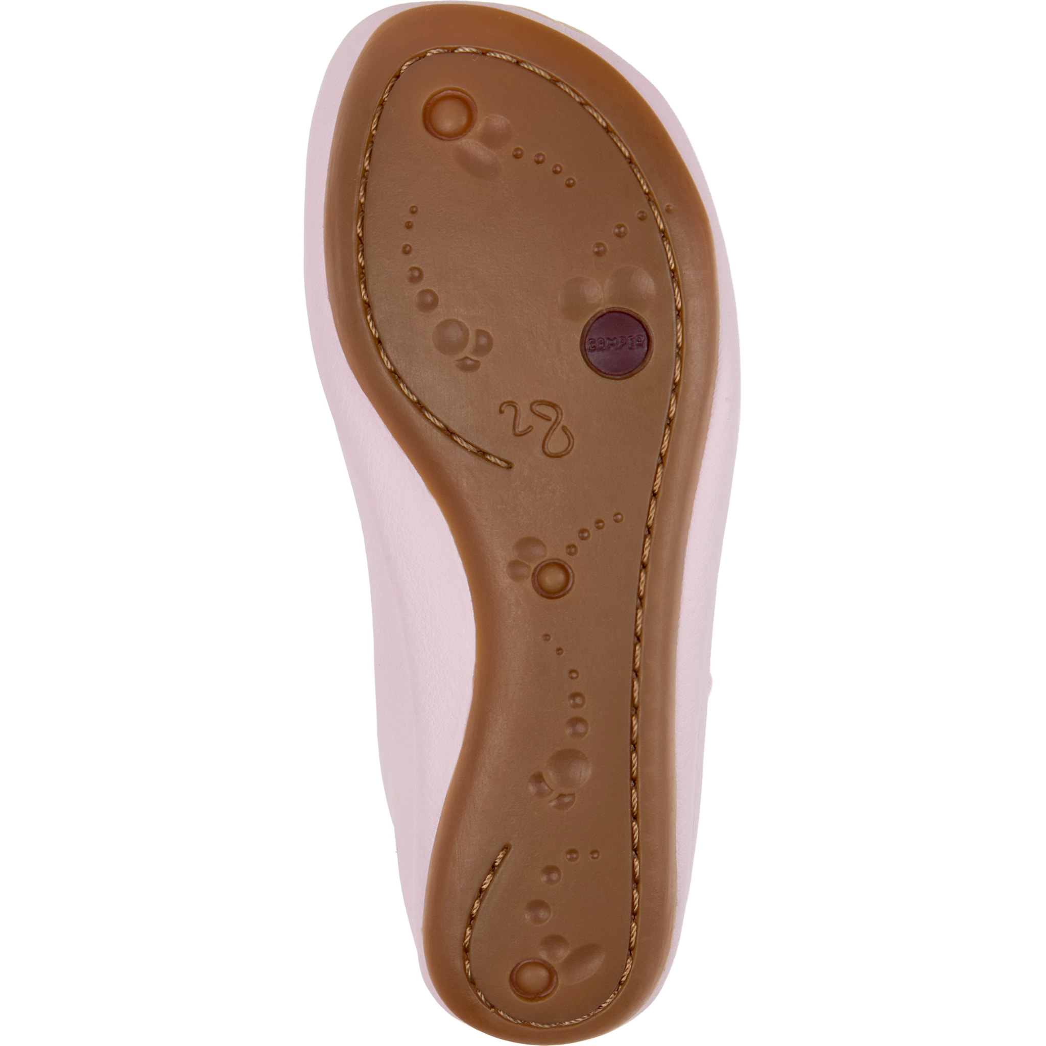 Bailarinas - CAMPER Right Kids - Rosa - Cuero liso