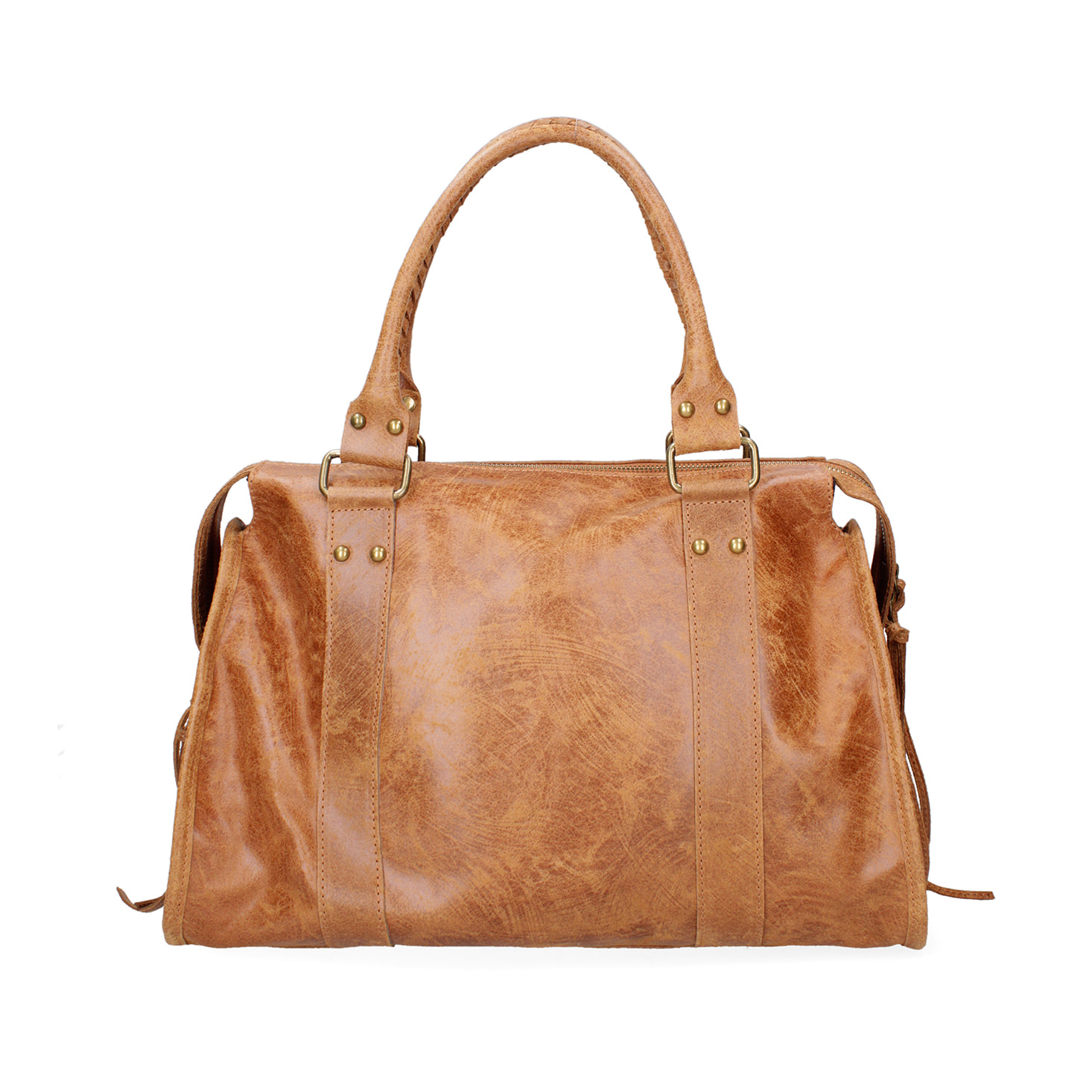 Borsa a spalla da donna - Modello Elara - Vera pelle - 41.0 x 28.0 x 13.0 cm