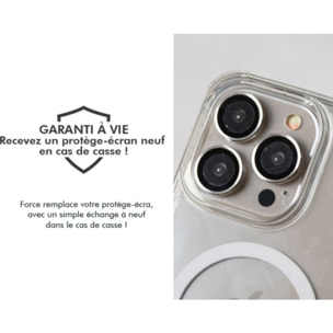 Protège écran FORCE GLASS objectif transparent x3 pour S26+