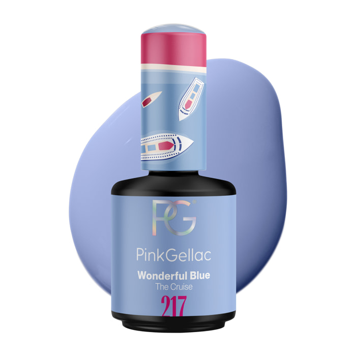 Vernis semi-permanent - 217 Wonderful Blue - 15 ml