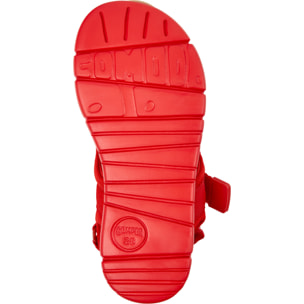 Sandalias - CAMPER Oruga Sandal - Rojo - Textil técnico (poliéster reciclado)