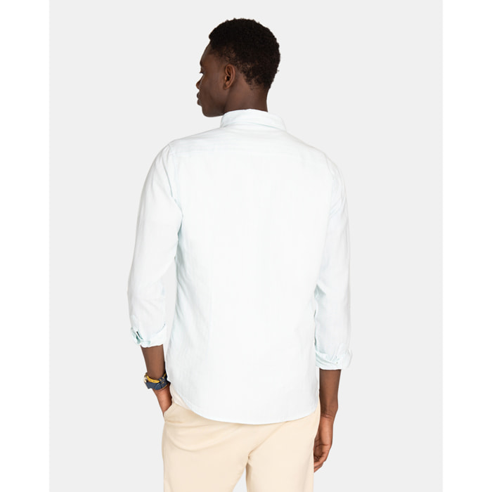 CAMISA SHORELINE STRIPED OXFORD