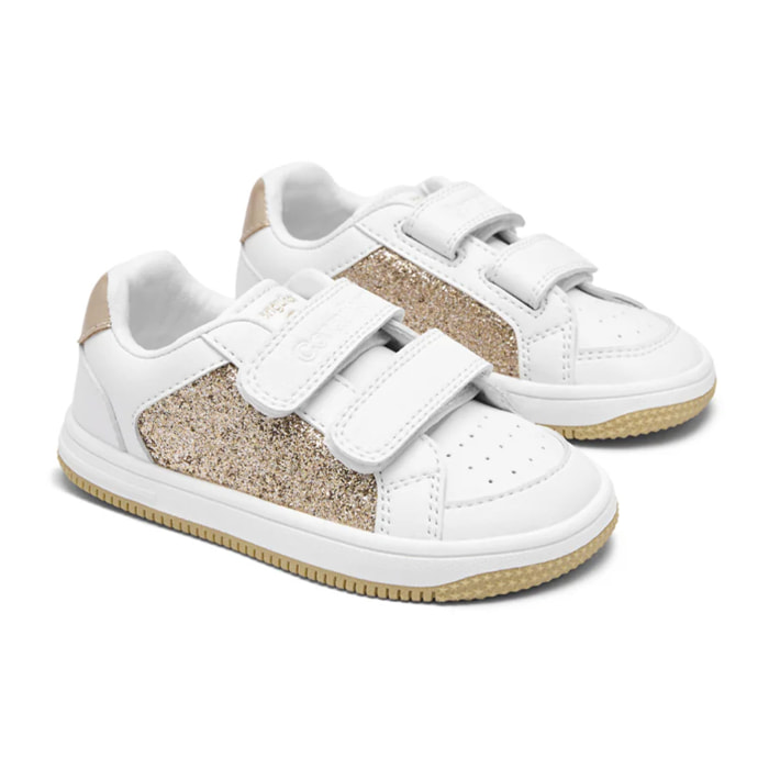 Zapatillas de Niña Barefoot Goflex con Detalles en Dorado