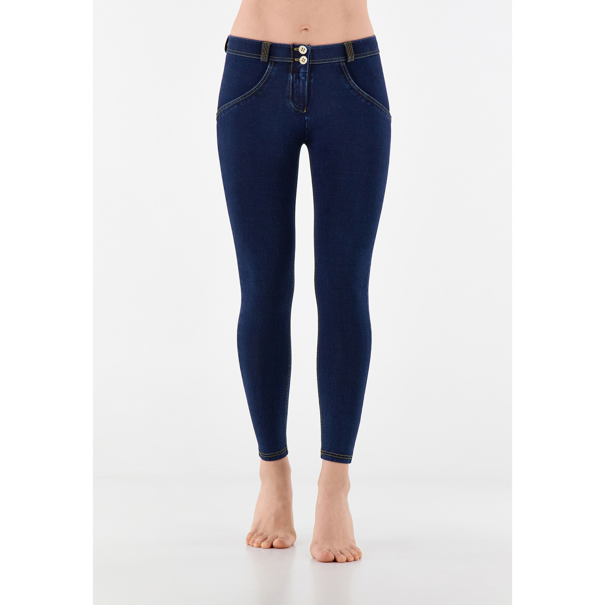 Jeggings push up WR.UP® 7/8 superskinny jersey organico