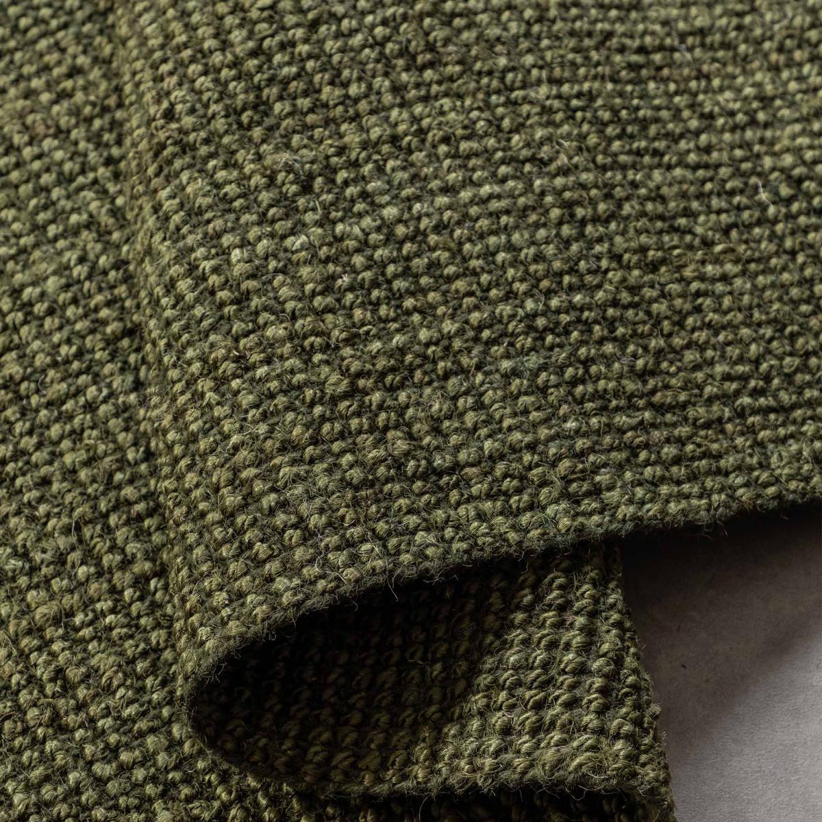 Tapis rond, forme ronde, motif uni, tissé à la main, sum