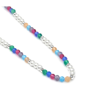 Collar Sury acabado plata