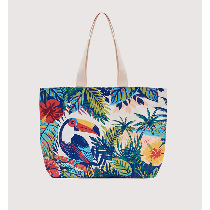 Bolso De Playa Multicolor - Puersi