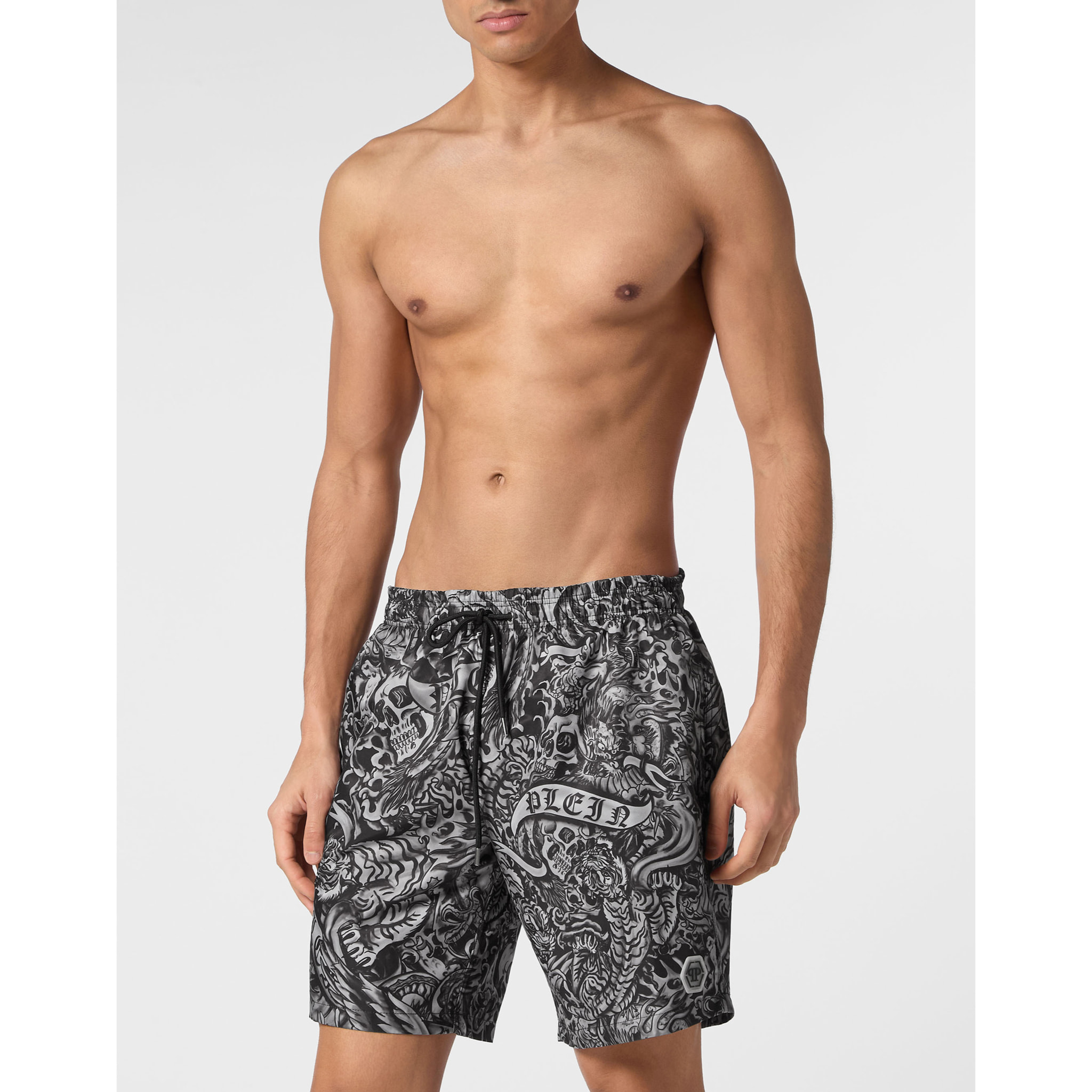 PHILIPP PLEIN Swim Trunks TATTOO