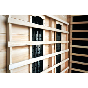 Cabine de sauna luxe infrarouge 2 places ABATE