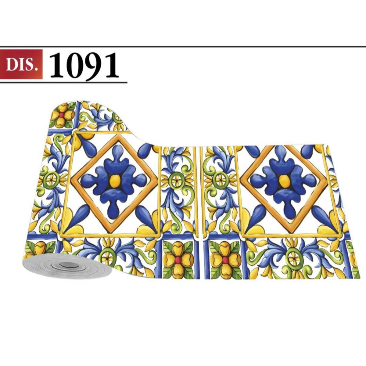 CASSESE HOME Passatoia/Tappeto Bordato in Poliestere con Retro Antiscivolo in PVC Made in Italy_Dec.1091