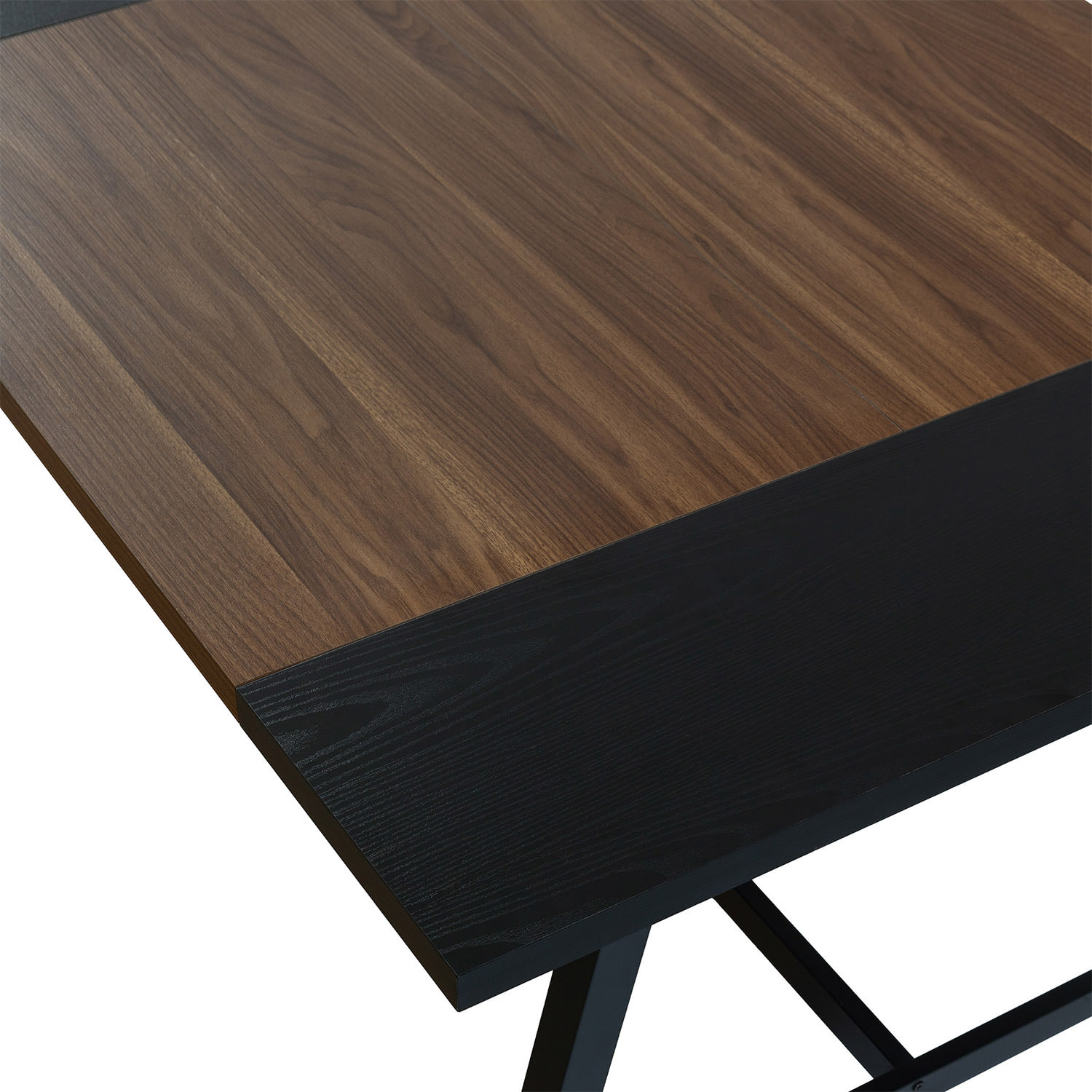 Mesa de comedor Caracas efecto Nogal, 240 cm