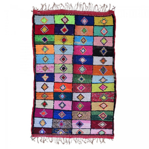 Authentique tapis berbère fait à la main en coton RUFE