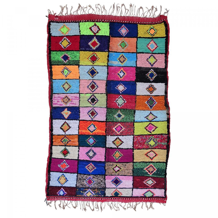 Authentique tapis berbère fait à la main en coton RUFE