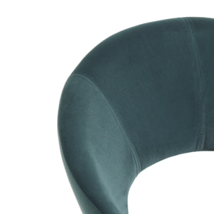 Tomasucci Lot de 2 Chaises / fauteuil EDDA VERT