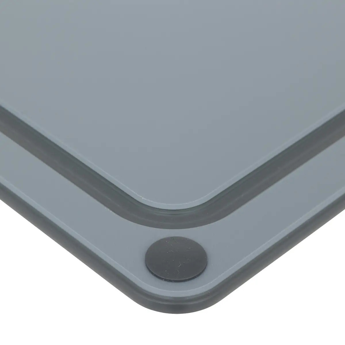 Planche à découper "Néo 2" en plastique gris 37x27,5cm