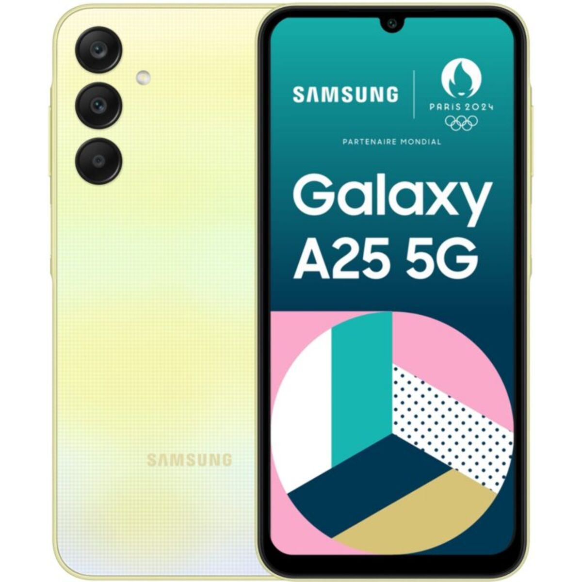 Smartphone SAMSUNG Galaxy A25 Lime 128Go 5G