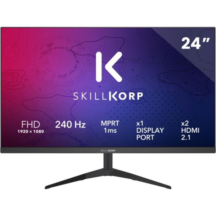 Ecran PC Gamer SKILLKORP SKP M24 24" Full HD 240Hz Fast IPS AMD FreeSync