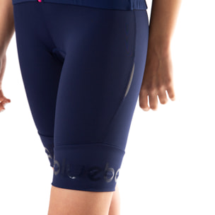 CULOTTE DE COMPRESIÓN CICLISMO PARA MUJER DE LARGO CORTO BLUEBALL EN AZUL