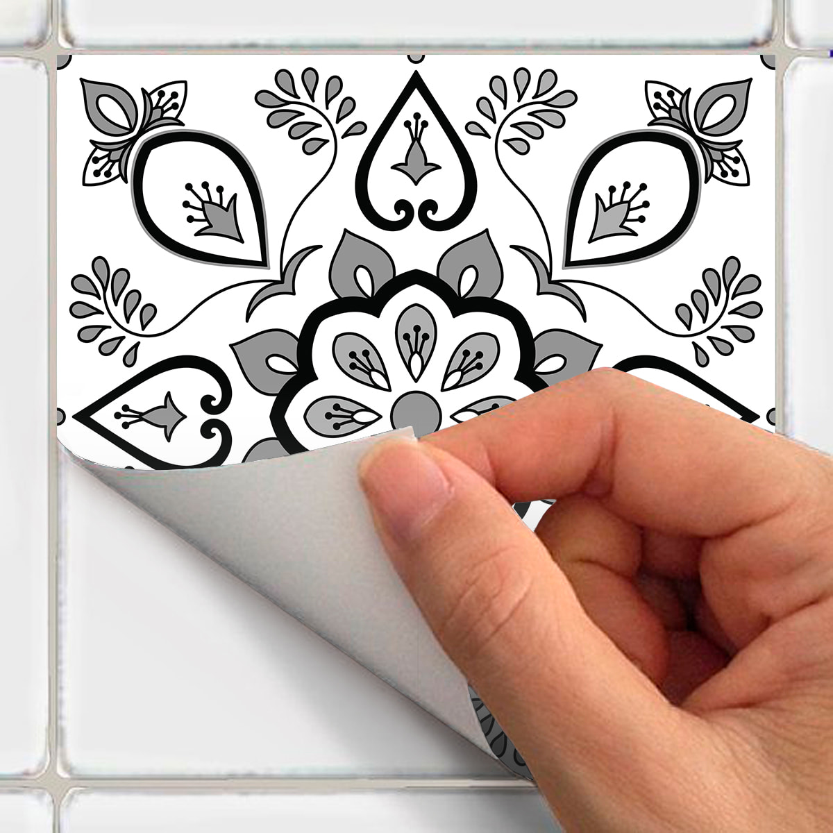 Stickers muraux - Sticker Mural Carrelage adhésif Cuisine Salle de Bain - 60 STICKERS CARRELAGES AZULEJOS ALENZO