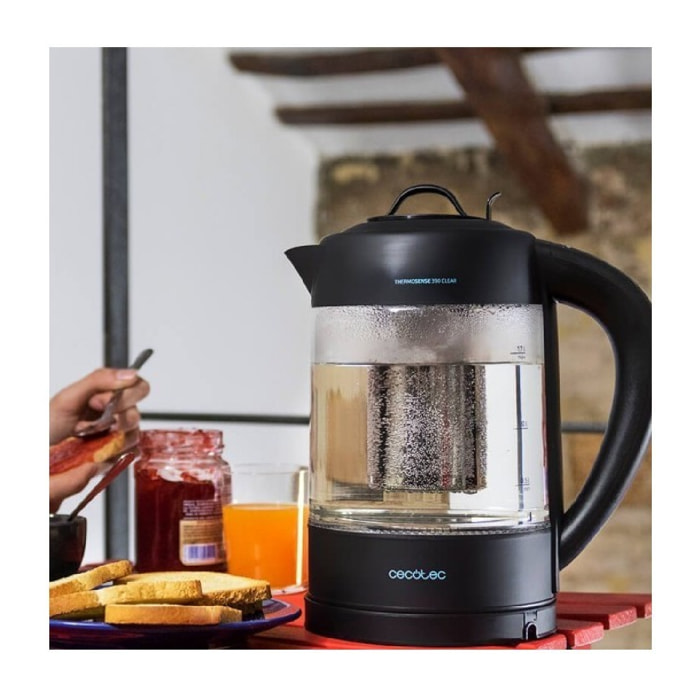 Cecotec Hervidor de agua Hervidor De Agua Thermosense 390 Clear