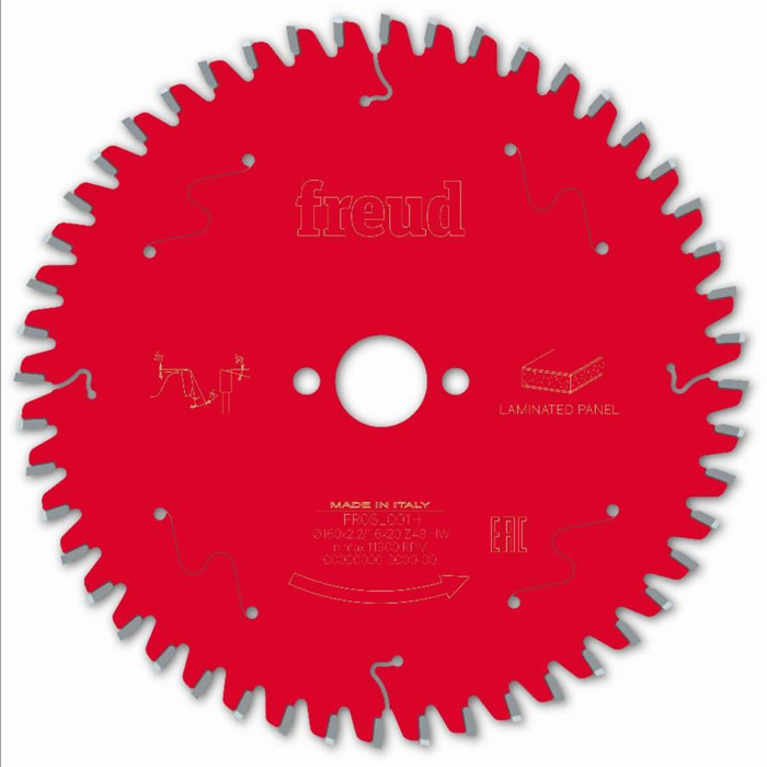 Lame pour scie circulaire portative filaire/sans fil FREUD - Ø160 2,2/1,6 A20 Z48 BA -5° - F03FS09798 -FR06L001H