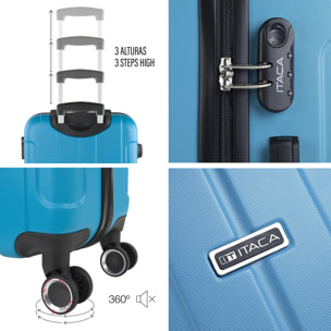 Juego De Maletas Rígidas Abs Itaca Havel Turquesa