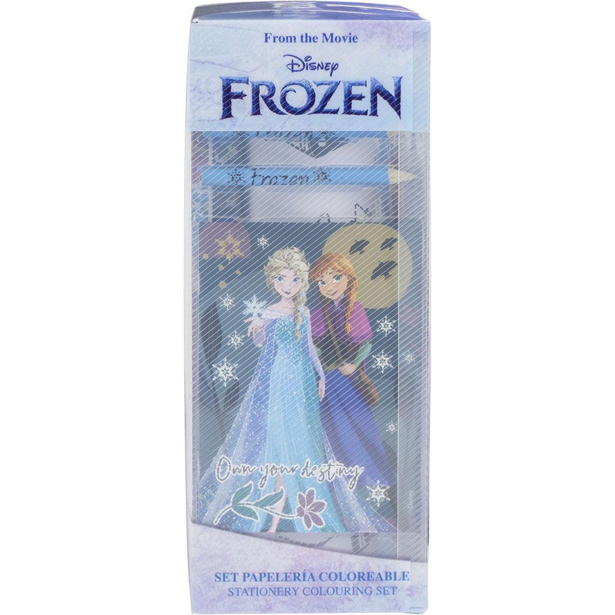Set Papelería Coloreable Frozen