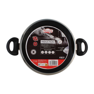Faitout en acier inoxydable 24cm - tous feux FIRST
