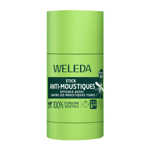WELEDA - Stick anti-moustiques 18 G - Stick anti-moustiques - Efficace aussi contre les moustiques tigres