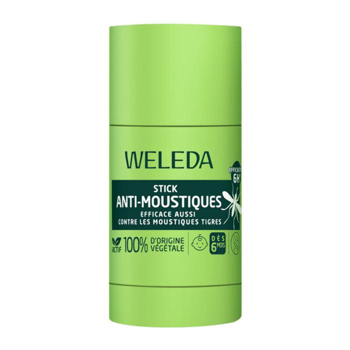 WELEDA - Stick anti-moustiques 18 G - Stick anti-moustiques - Efficace aussi contre les moustiques tigres