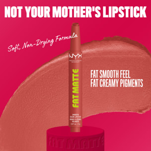 NYX Professional Makeup Fat Matte Rouge à Lèvres Mat Crémeux Mauve Cloud