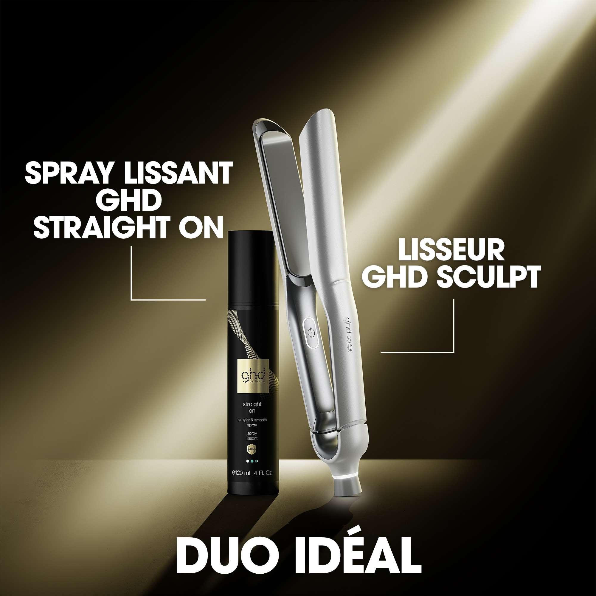 Lisseur interactif ghd Sculpt blanc