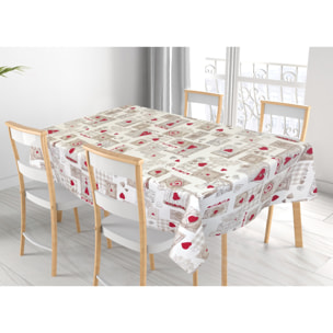 Tovaglia Cucina In 100% Cotone Made In Italy Disegno San Candido 140x240