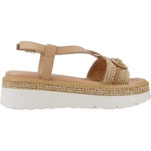 Sandalias Mujer de la marca STONEFLY  modelo SOLES 4 NAPPA LTH/RAFFIA Brown