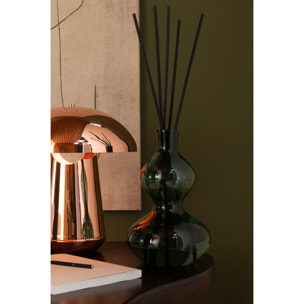 J-Line Bâtonnets parfumés Cedar Breeze - verre - vert foncé - large - 1000 ml