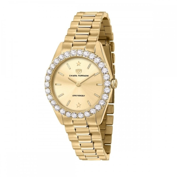 Reloj Chiara Ferragni R1953100509 Mujer Analogico Cuarzo con Correa de Acero inoxidable