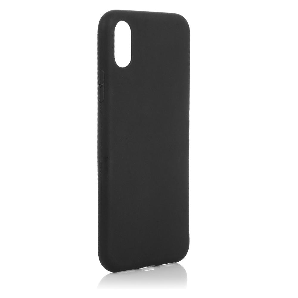 CARCASA DE TPU MATE NEGRA IPHONE X