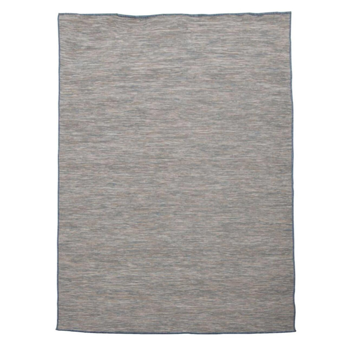 Tapis extérieur 80x150 tissé kilim bleu SUNDANCE
