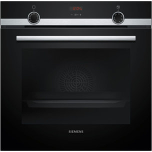 Four encastrable SIEMENS HB554AER3F - Chaleur pulsée - Ecoclean - Porte froide - Rails télescopiques - iQ300