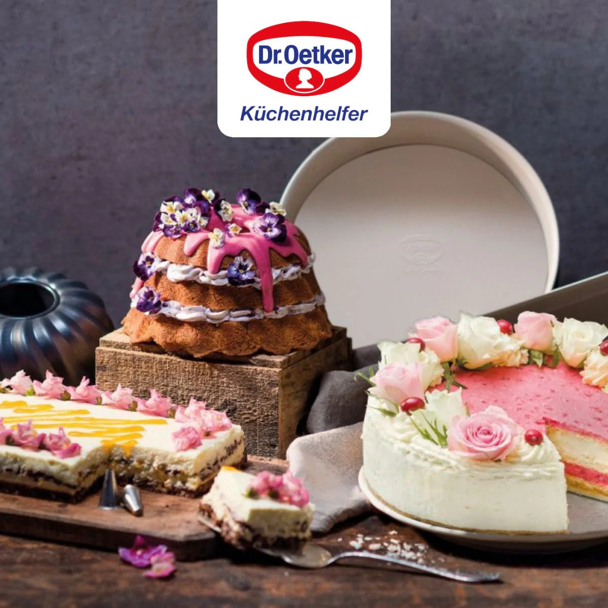 Set de 3 moules à pâtisserie Dr Oetker Back-Trend