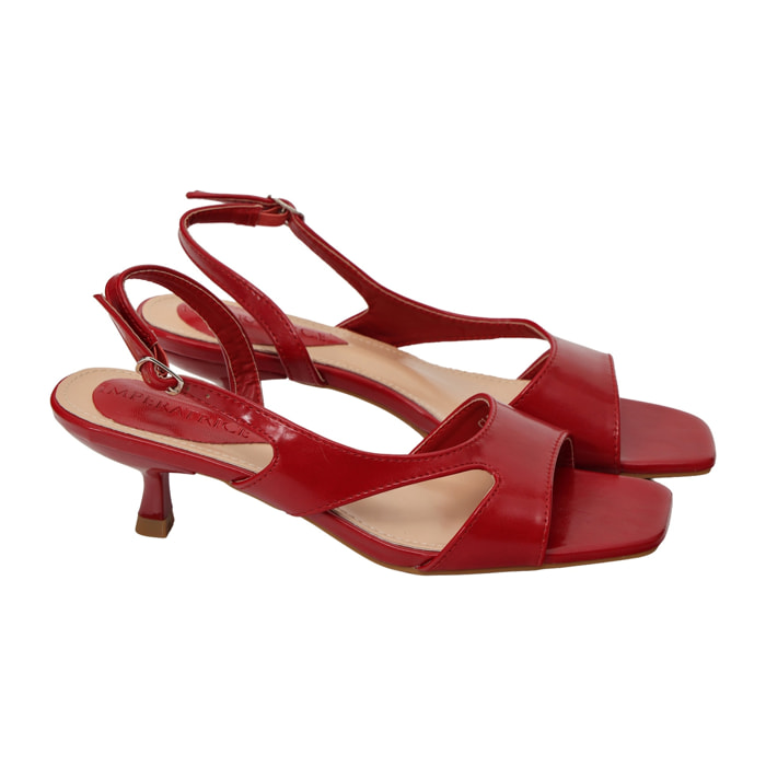 Sandali cinturino regolabile - tacco 6,0 cm