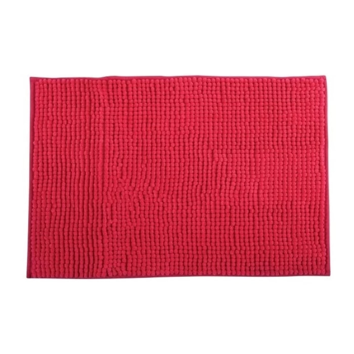 Tapis de bain Microfibre CHENILLE 40x60cm Rose Fuschia MSV