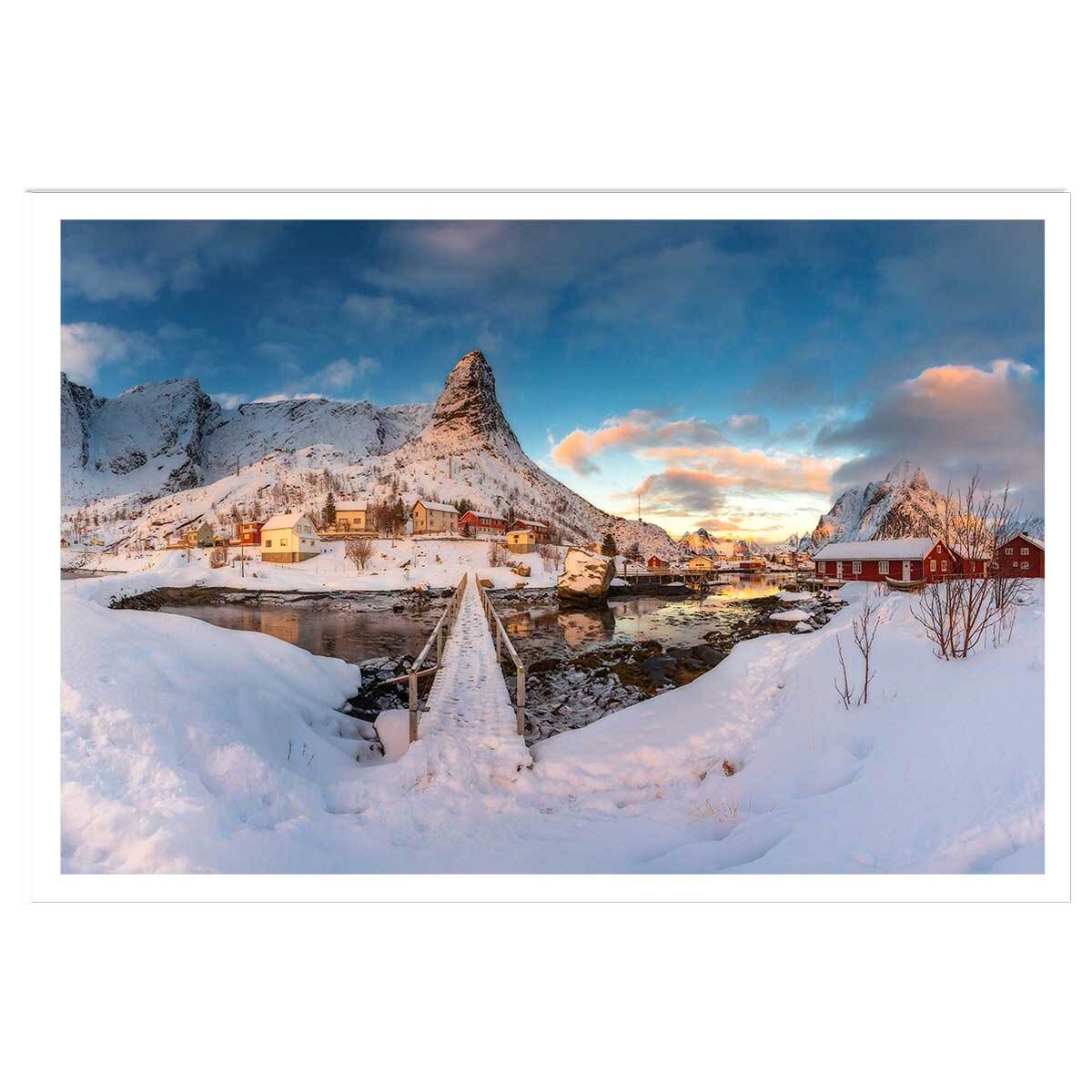 Affiche paysage Reine des Glaces Affiche seule