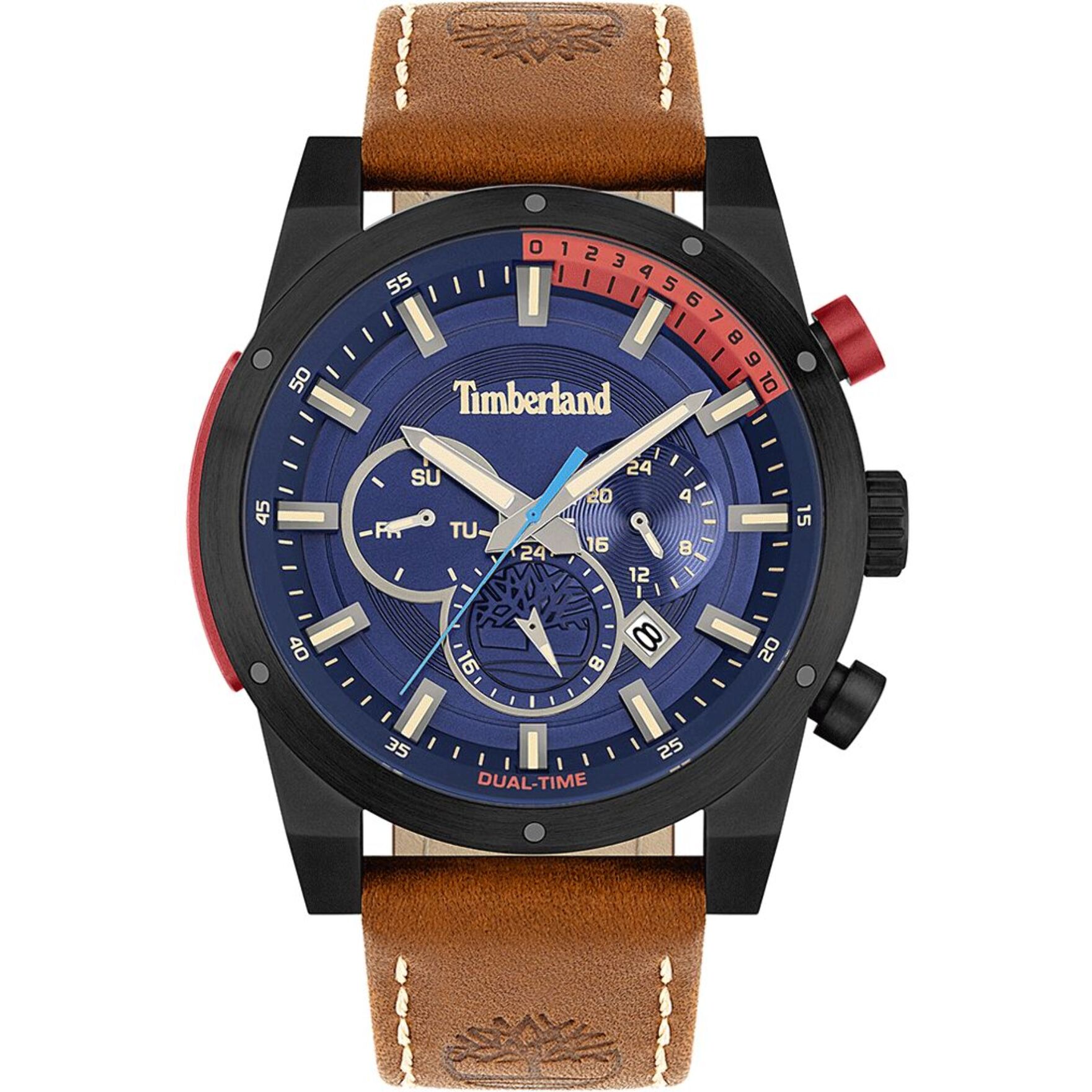 Reloj Timberland TBL.15951JSB-03 Hombre Analogico Cuarzo con Correa de Cuero